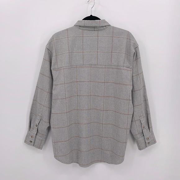 (#153)ABERCROMBIE & FITCH Oversized Plaid Flannel Shirt - Picture 4 of 4